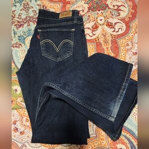 Womens Levi Jeans Low Flare